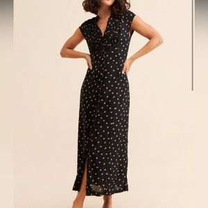 NWT Free People Rosemary Printed Midi Dress
